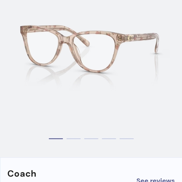 Coach vintage rose frames with case and cleaning cloth /ck book cover 🤎 - Picture 11 of 11